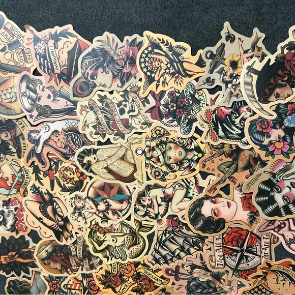 sailor mermaid tattoos stickers - Picture 2 of 3